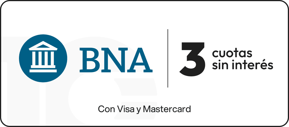 BNA: 3 cuotas sin interés con Visa y Mastercard
