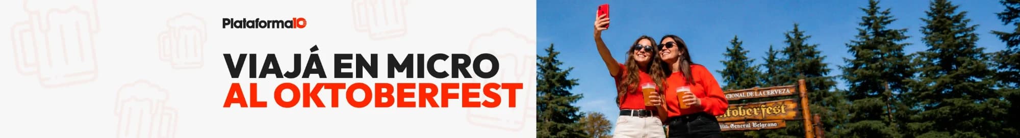 Viajá en micro al Oktoberfest 2026 en Villa General Belgrano, del 2 al 12 de octubre