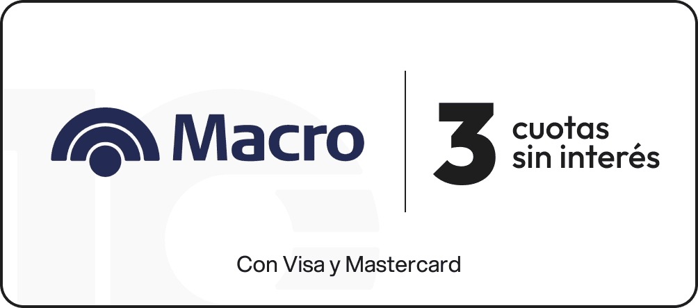 Banco Macro: 3 cuotas sin interés con Visa y Mastercard