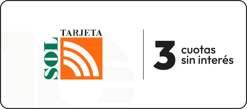 Tarjeta Sol: 3 cuotas sin interés