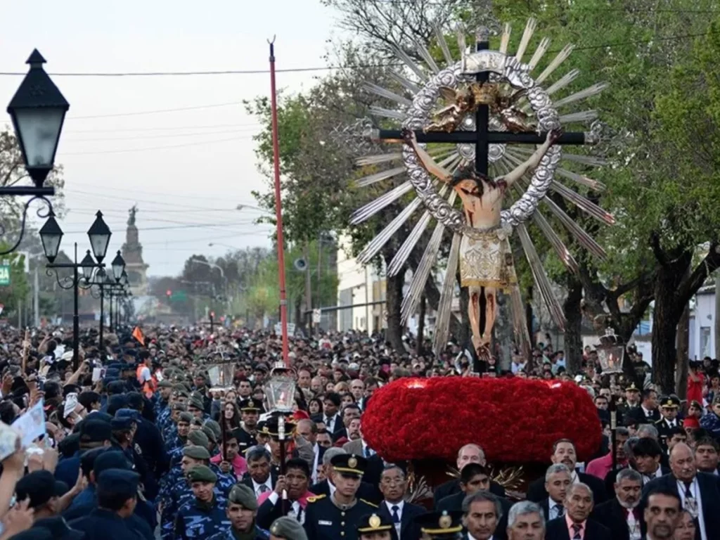 Procesión de Semana Santa en Argentina