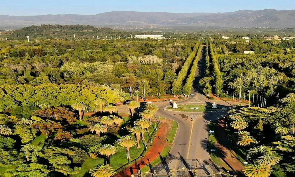 Vista aérea del Parque San Martín de Mendoza