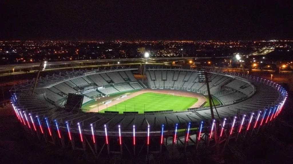 Estadio Mario Alberto Kempes en Córdoba visto desde el aire