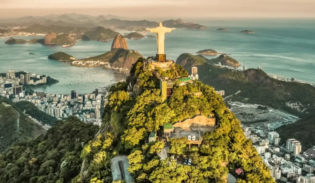 Imagen panorámica de Río de Janeiro.