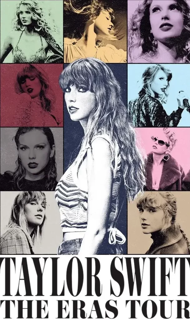 Poster de "The Eras Tour" de Taylor Swift