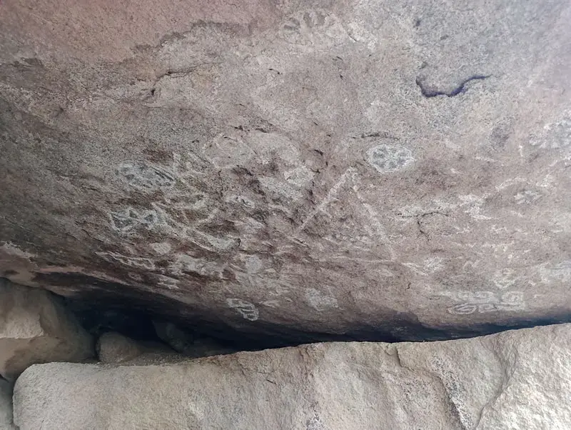 Jeroglíficos en la Cueva del Surí.