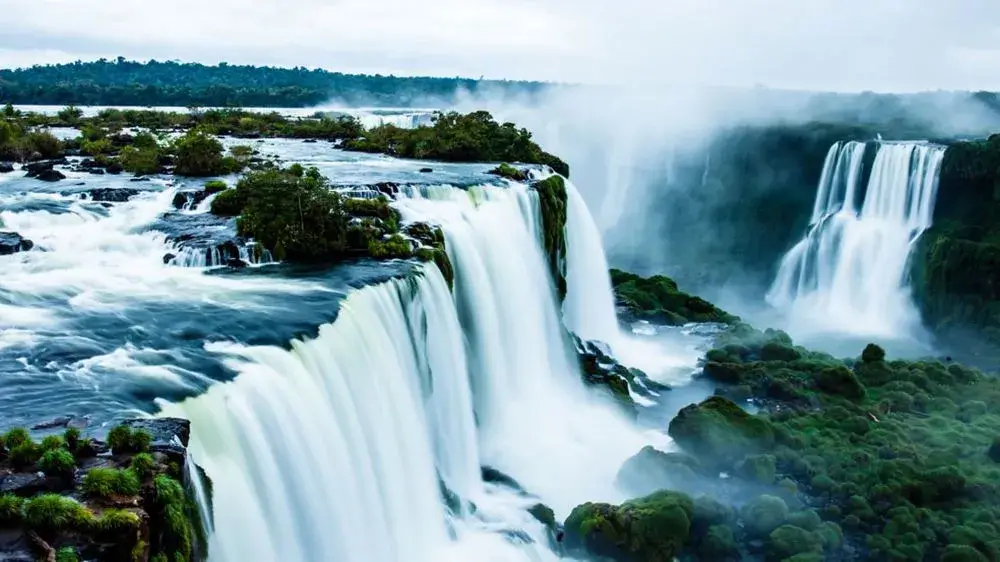 Vista aérea de las Cataratas del Iguazú