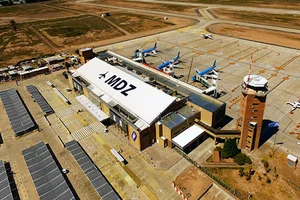 Vista aérea del Aeropuerto de Mendoza