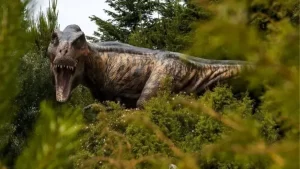 Dinosaurio en el Parque Nahuelito